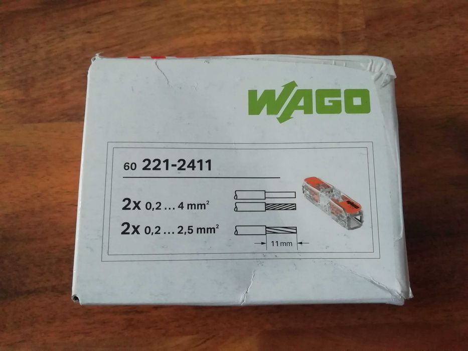 Szybkozłączki WAGO 221-2411, WAGO 2273 - 205