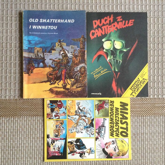 Komiksy 3 szt. r.1988, r.1987, r.1987