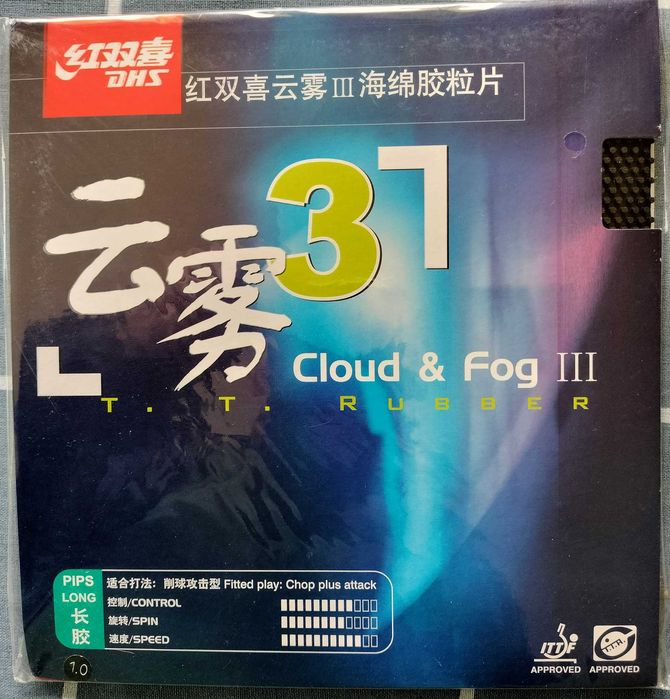 Czopy długie DHS Cloud &Fog 3  czarne lub czerwone z podkładem 1,0mm