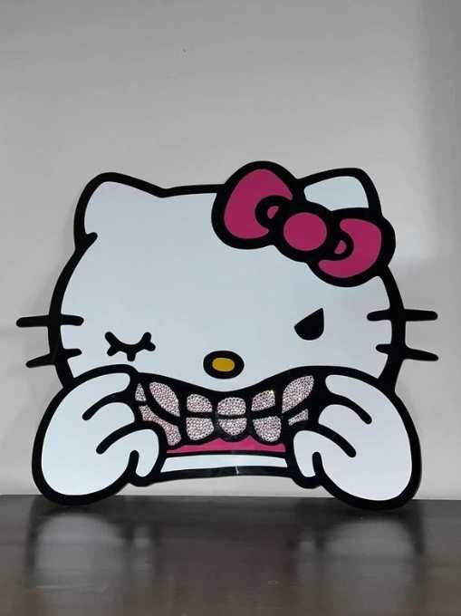 Hello Kitty Trapstar Decor Y2K Handmade