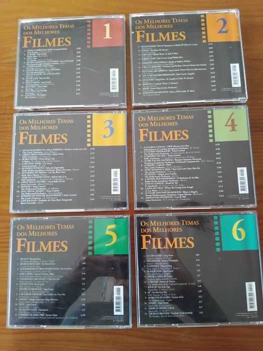 Conjunto 6 CDs - Temas de filmes