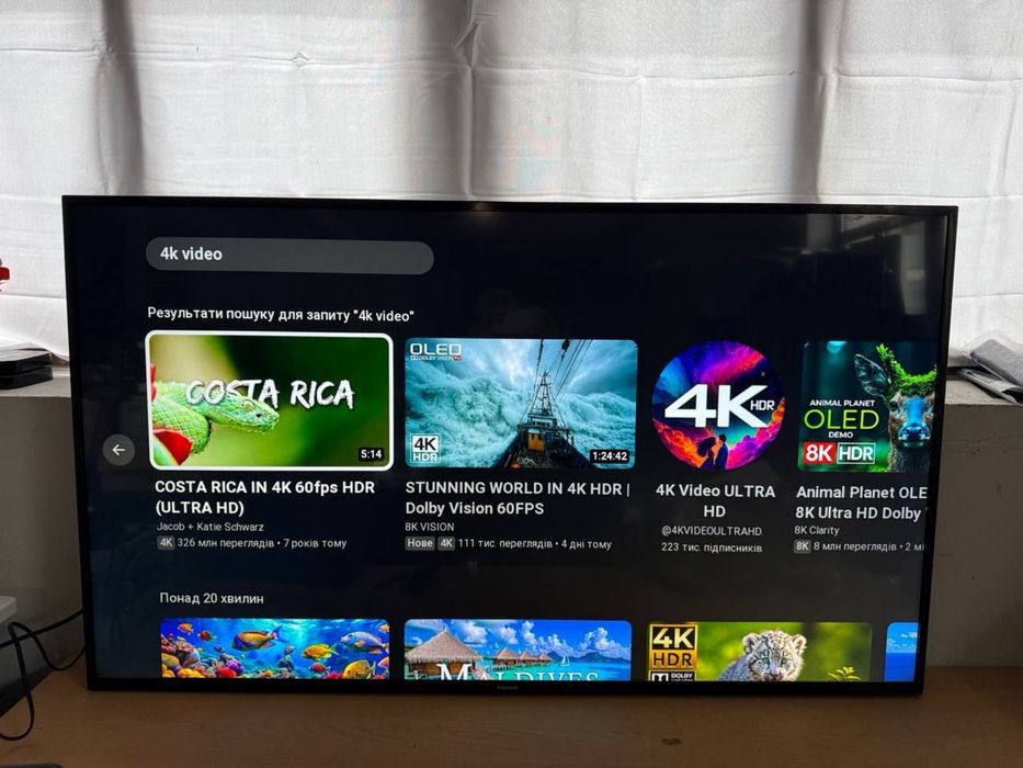 Телевізор Samsung – 55”, 4K UHD, Smart TV