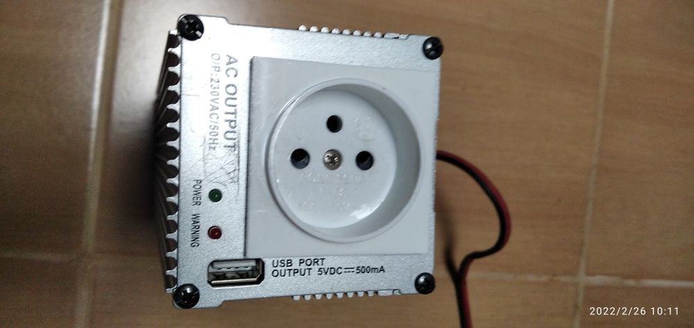 Transformador 12/24v. -220v.