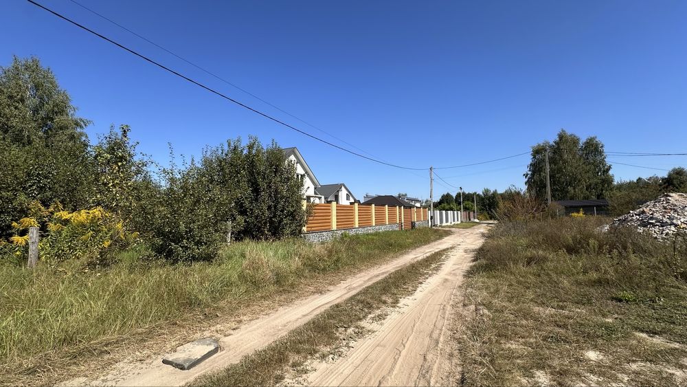 Ділянка в Тетерівці з боку річки 12 сот