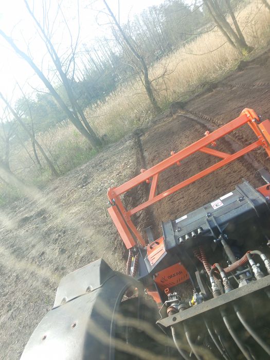 Mulczowanie wgłębne mulczer leśny czyszczenie działek  wycinka drzew