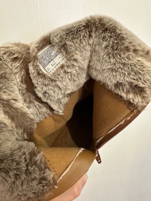 Сапожки Skechers 24, 5 см Осінь-весна на 38,5р.Натур замша