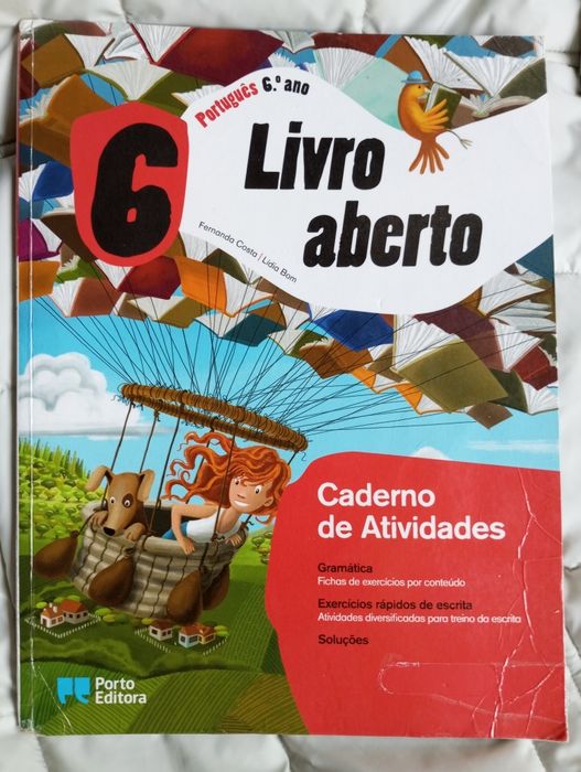 caderno de actividades Livro Aberto 6 Português