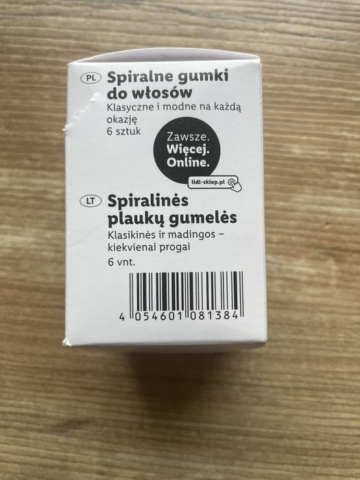 Zestaw gumek sprężynowa/spiralka bezbarwny 5 szt.