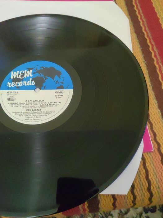 Ken Laszlo-Ken Laszlo, album winylowy Italo disco