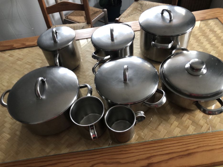 Trem de cozinha em inox, Silampos