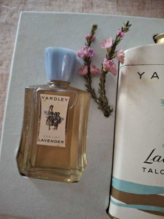 Yardley set muito antigo na caixa perfume perfumaria vintage