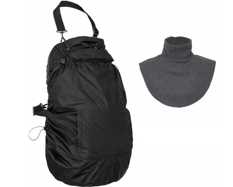 Pokrowiec Hoppediz 3w1 na nosidełko czarny