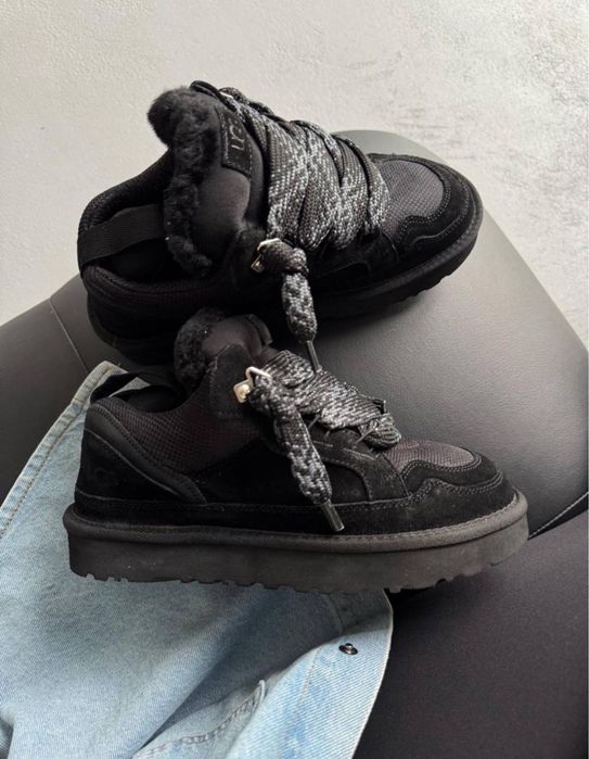 ‼️РОЗПРОДАЖ‼️Кросівки UGG Lowmel / уги угі угг кеди ловмел чорні