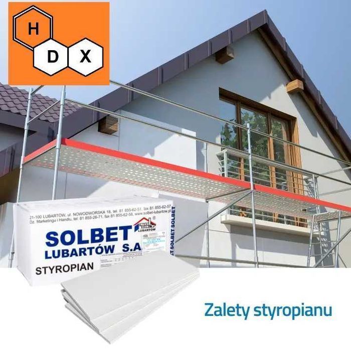 Styropian fasada, elewacja, podłoga, dach, z dostawą, steropian, EPS