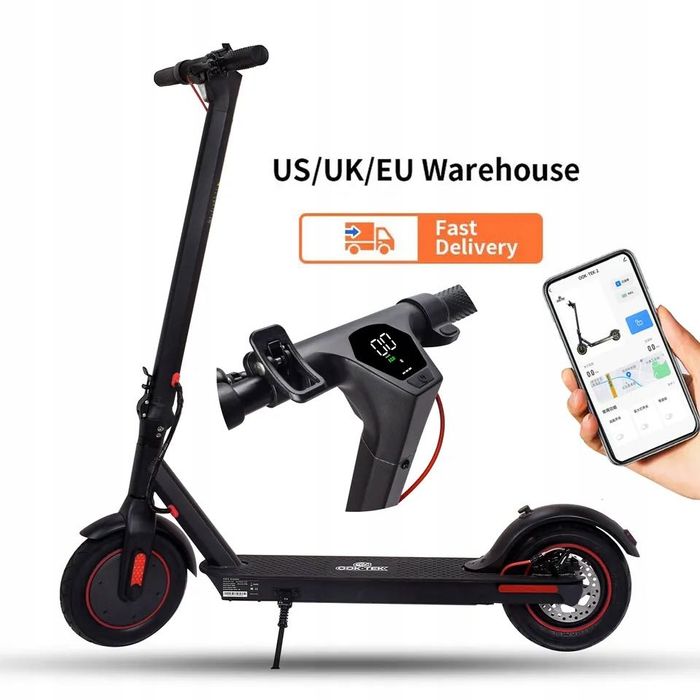 HULAJNOGA ELEKTRYCZNA 500W Mocny Silnik E-Skuter 500W Zasięg 35 KM