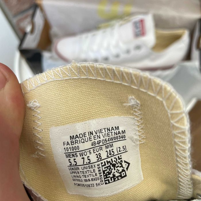 Кеди Converse білі 44 розмір