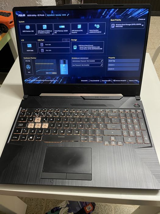 Portátil ASUS TUF Gaming A15 – Ryzen 9 4900H + GTX 1660 Ti