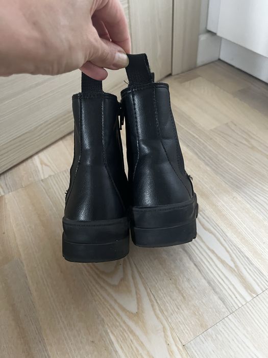 Lekko ocieplane botki buty przejściowe dziewczęce H&M rozm 32