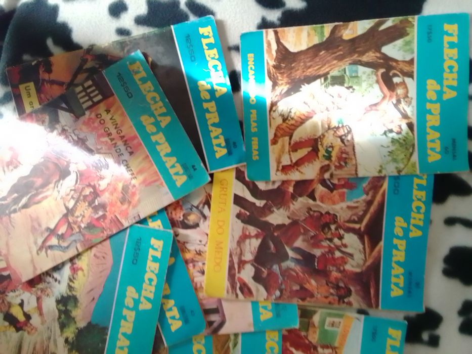 Vários exemplares de banda desenhada flecha de prata cada 4€