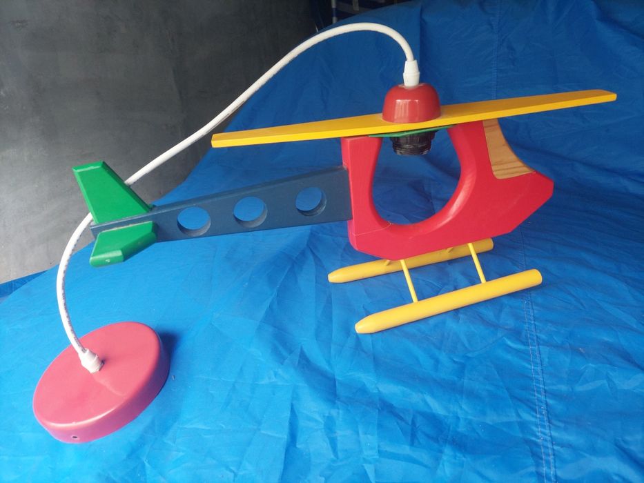 Candeeiro infantil Helicópetro