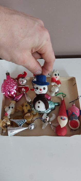 Bombki z Prl-u kształtki 12sztuk