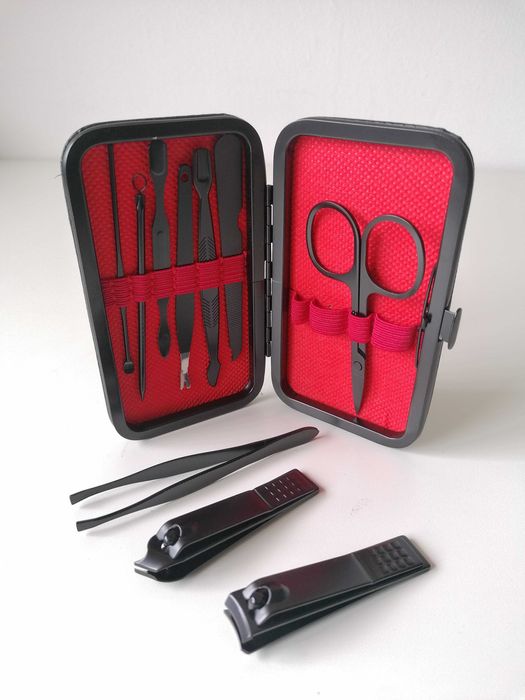 Estojo de cortador de unhas NOVO, manicure pedicure