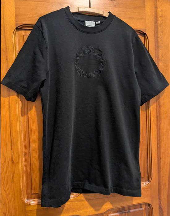 T-shirt męski Burberry, czarny,  markowy, premium, oryginał, rozm. XL