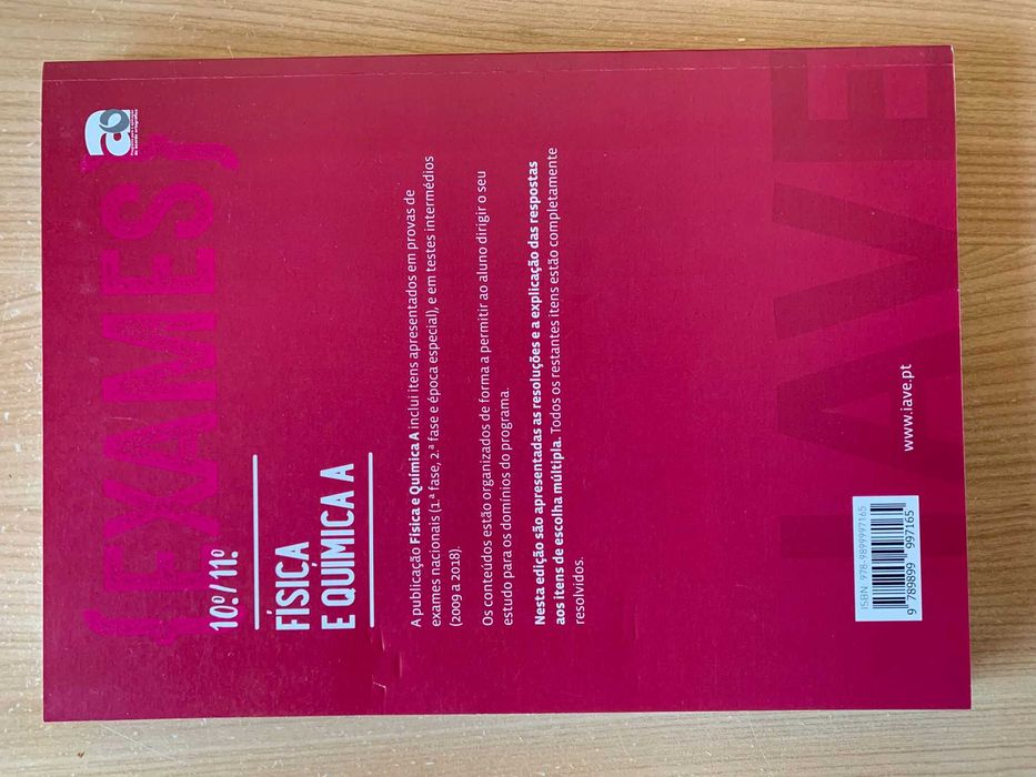 Livros IAVE FQ e BG (edição 2018/19)