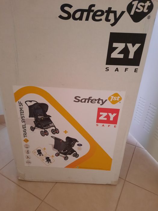 Carrinho de bebé Safety 1st-Travel System SF em preto