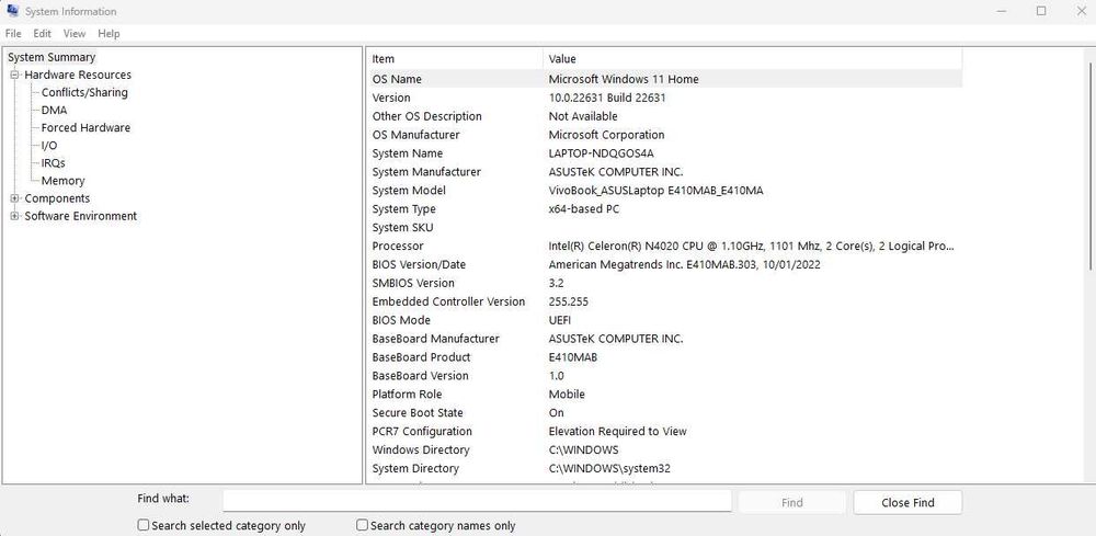 Laptop ASUS VivoBook Go 14" Celeron N4020