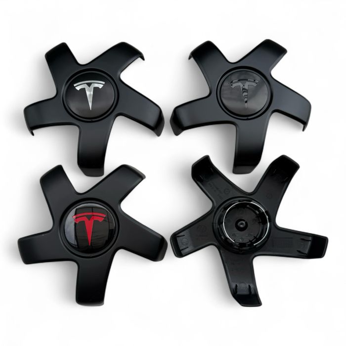 Ковпачки в диски Tesla Model 3 зірки краби заглушки Тесла 3 павуки