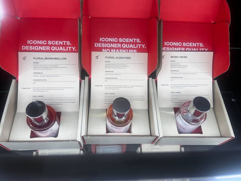 Парфюм женский Dossier новый США на фото все что есть в наличии