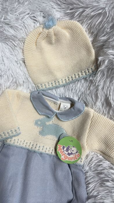 Fofo/macacão de bebé de malha 3m NOVO