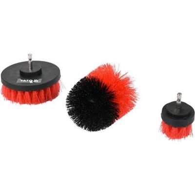 Szczotki na wiertarkę hex 3szt Yato