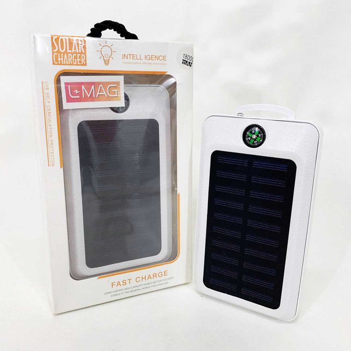 УМБ Power Bank Solar 18000 mAh мобільне зарядне з сонячною панеллю