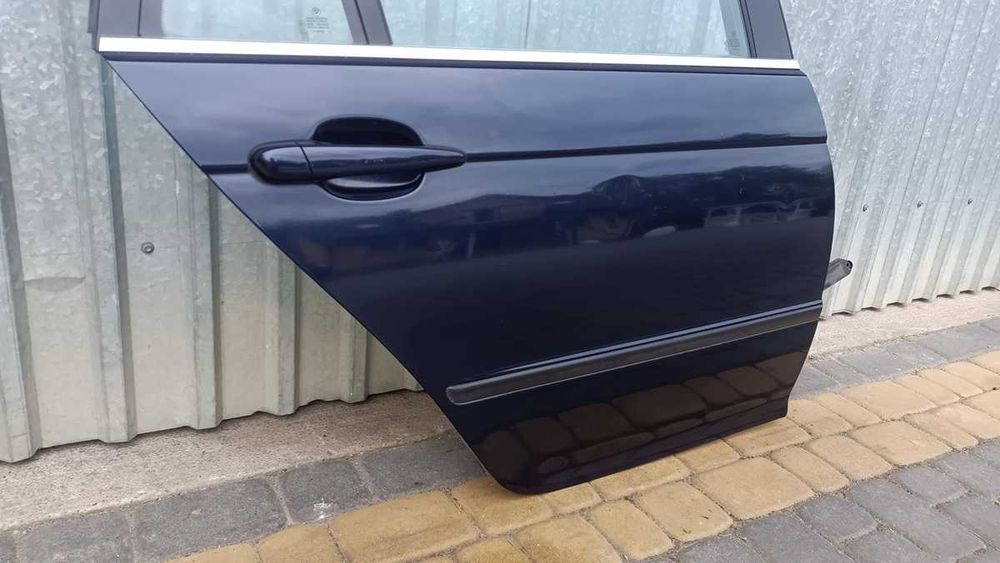 Drzwi prawy tył bmw e46 kombi touring orientblau metallic 317/5