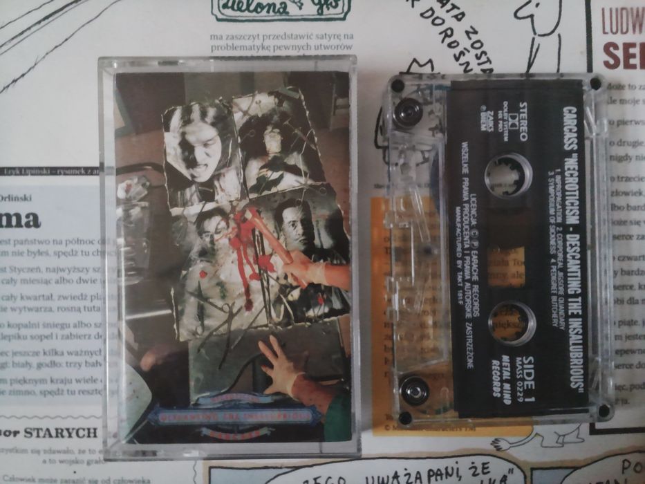 Carcass Descanting the Insalubrious Necroticism brutal metal very rare