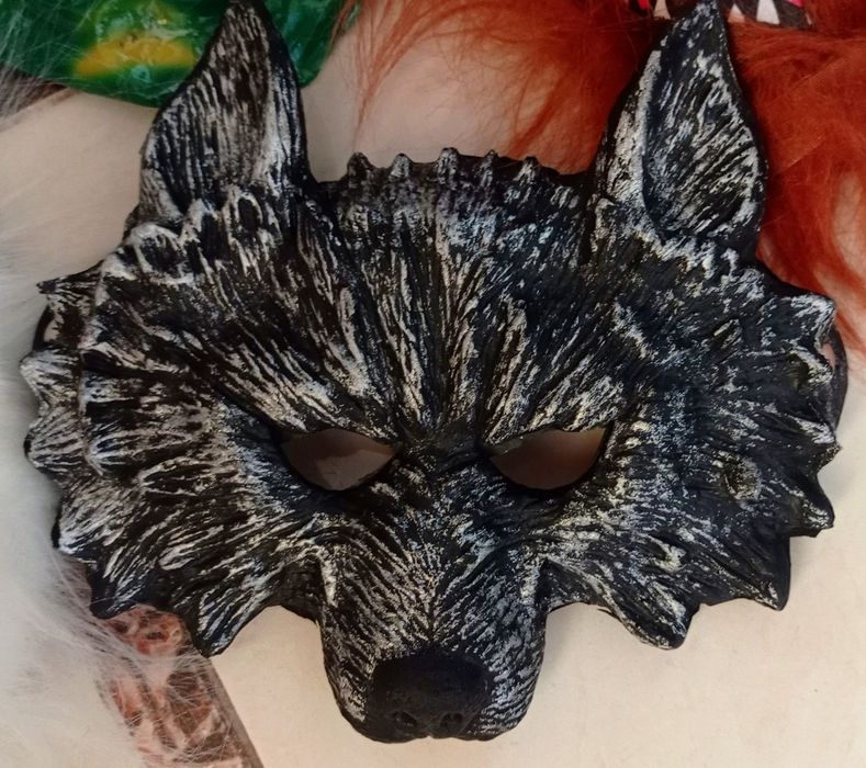 Маска 3D волка тигра лисицы Человек паук Халк