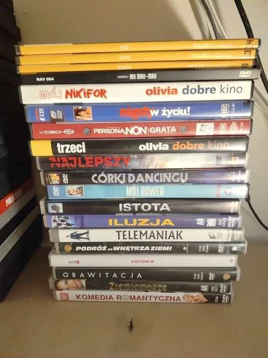 Płyty z filmami, bajkami, serialami