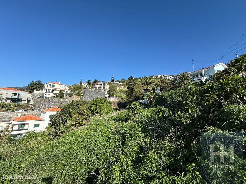 Terreno com 2050 m2 no Jardim Botânico - Vista Mar e Porto do Funchal