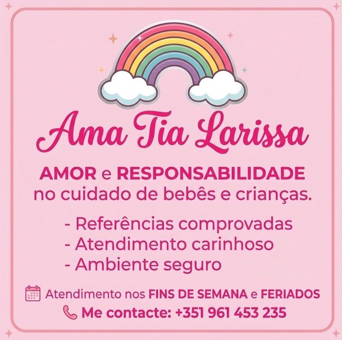 Ama fim de semana e feriados!