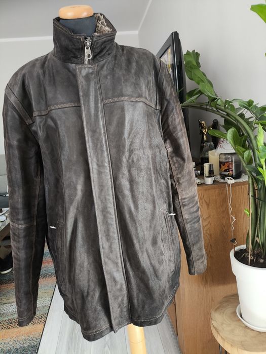 Kurtka skórzana Trapper