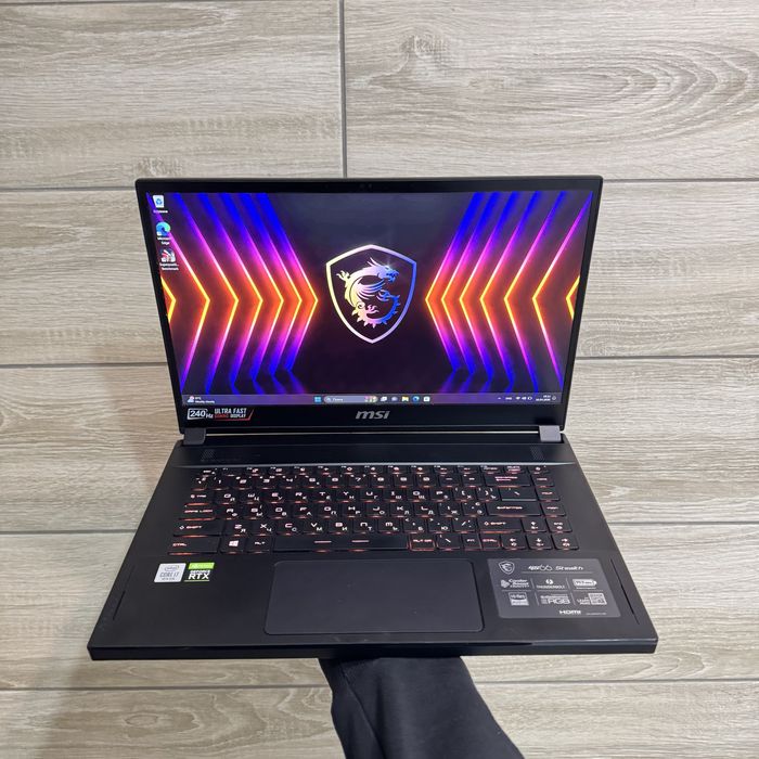 Ігровий ноутбук MSI i7 10750, Rtx 2060, 240Hz