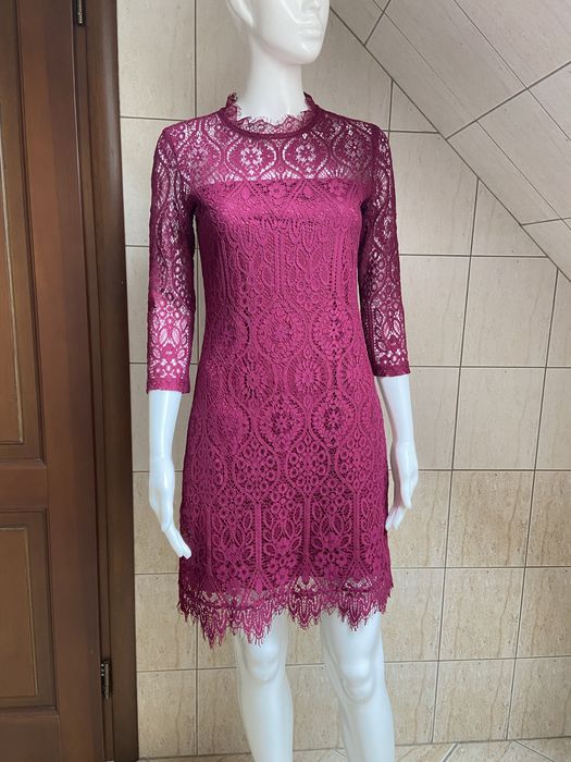 Suknia wizytowa koronkowa