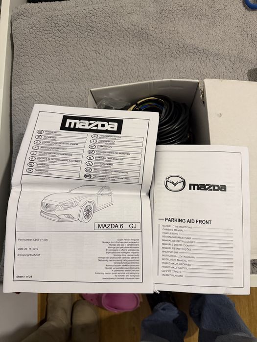 sensores estacionamento frente mazda 6 2016 kit