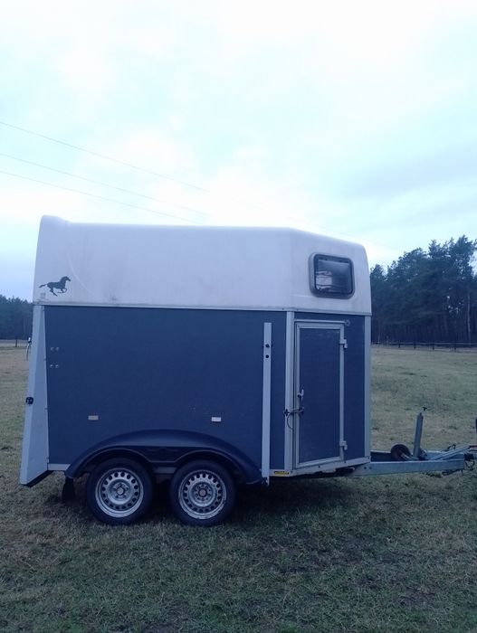 Przyczepa do przewozu dwóch koni DMC 1300 KG