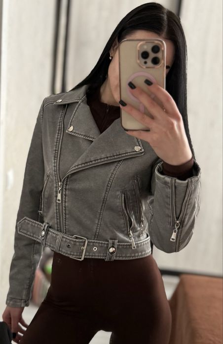 Косуха укорочена під вінтаж