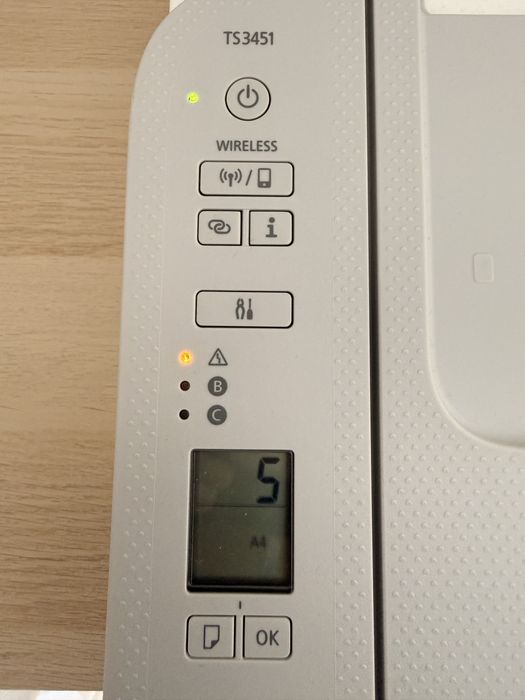 Impressora multifunções Canon PIXMA TS3451 WiFi (ler descrição)