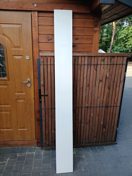 Drzwi Ikea pax Fardal 229x25 połysk biały