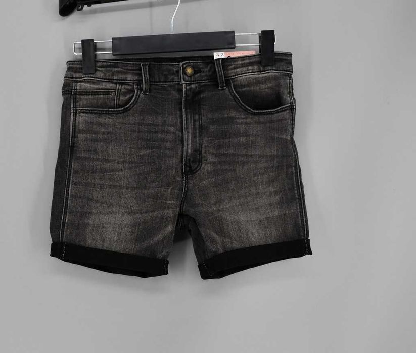 Szare jeansowe spodenki Stradivarius 42 regular waist nowe
